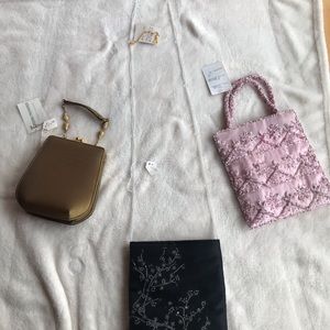 3 mini evening/bridal mini purses.